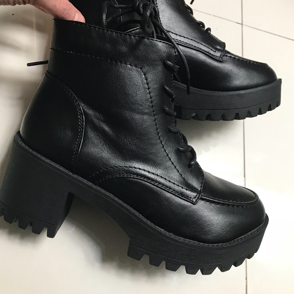 Platform booties